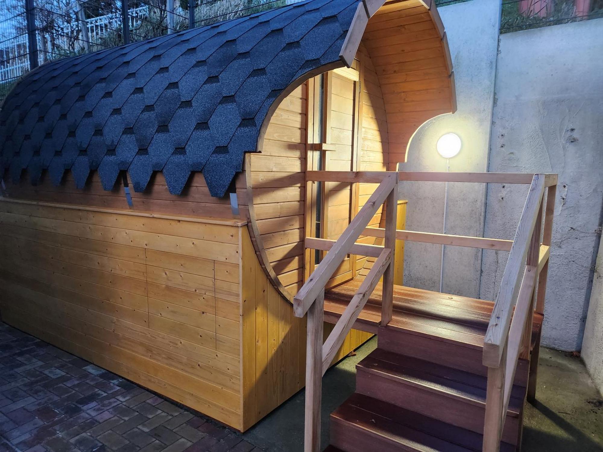 Haus Strandkoerv Mit Fass-Sauna ลอดดิน ภายนอก รูปภาพ